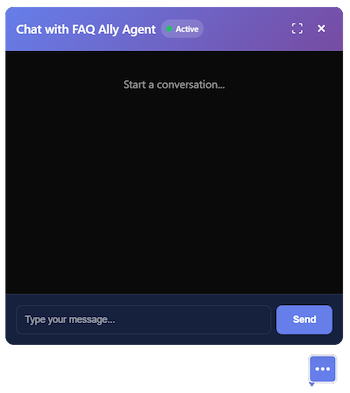 Embeddable Chat Widget